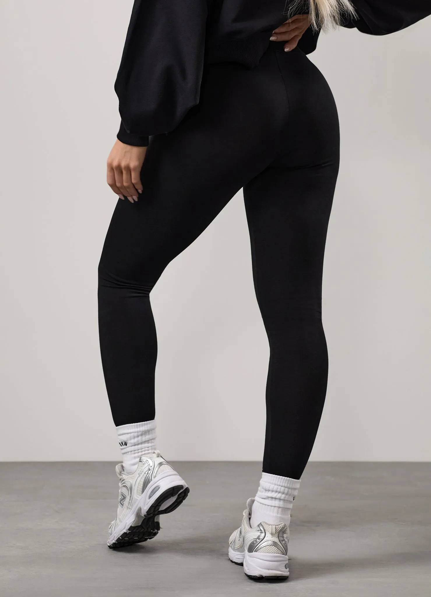 Gym King Fundamental Jersey Legging - Black sold by The Gym King product image thumbnail 3
