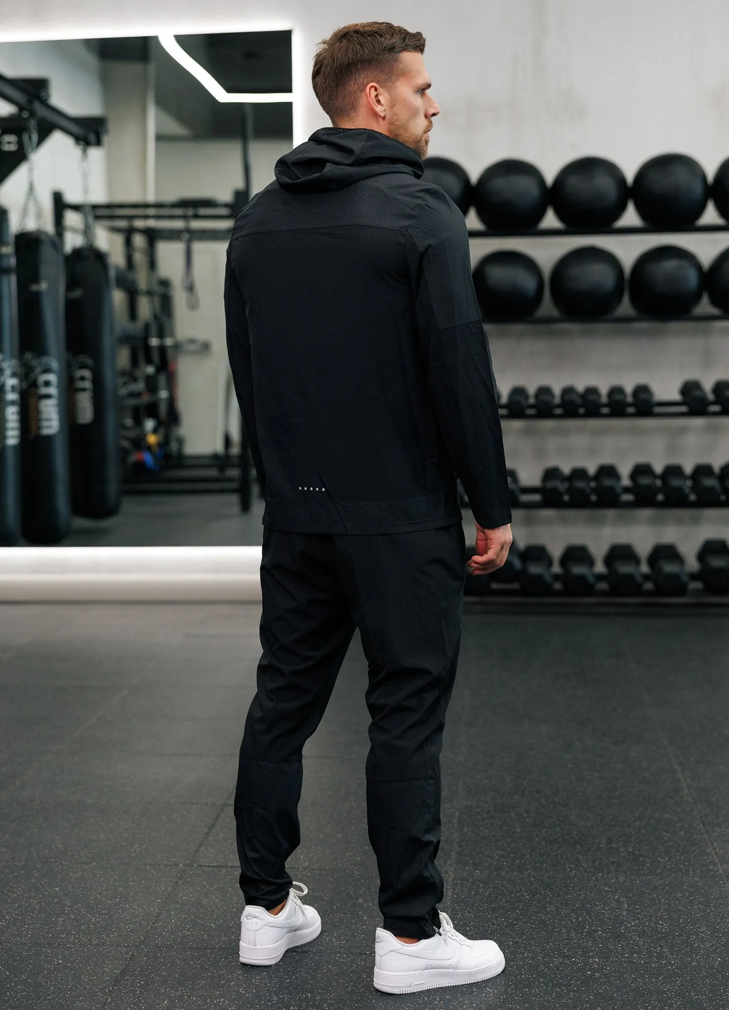 Gym King Hex Hood - Black/Fossil Grey sold by The Gym King product image thumbnail 5