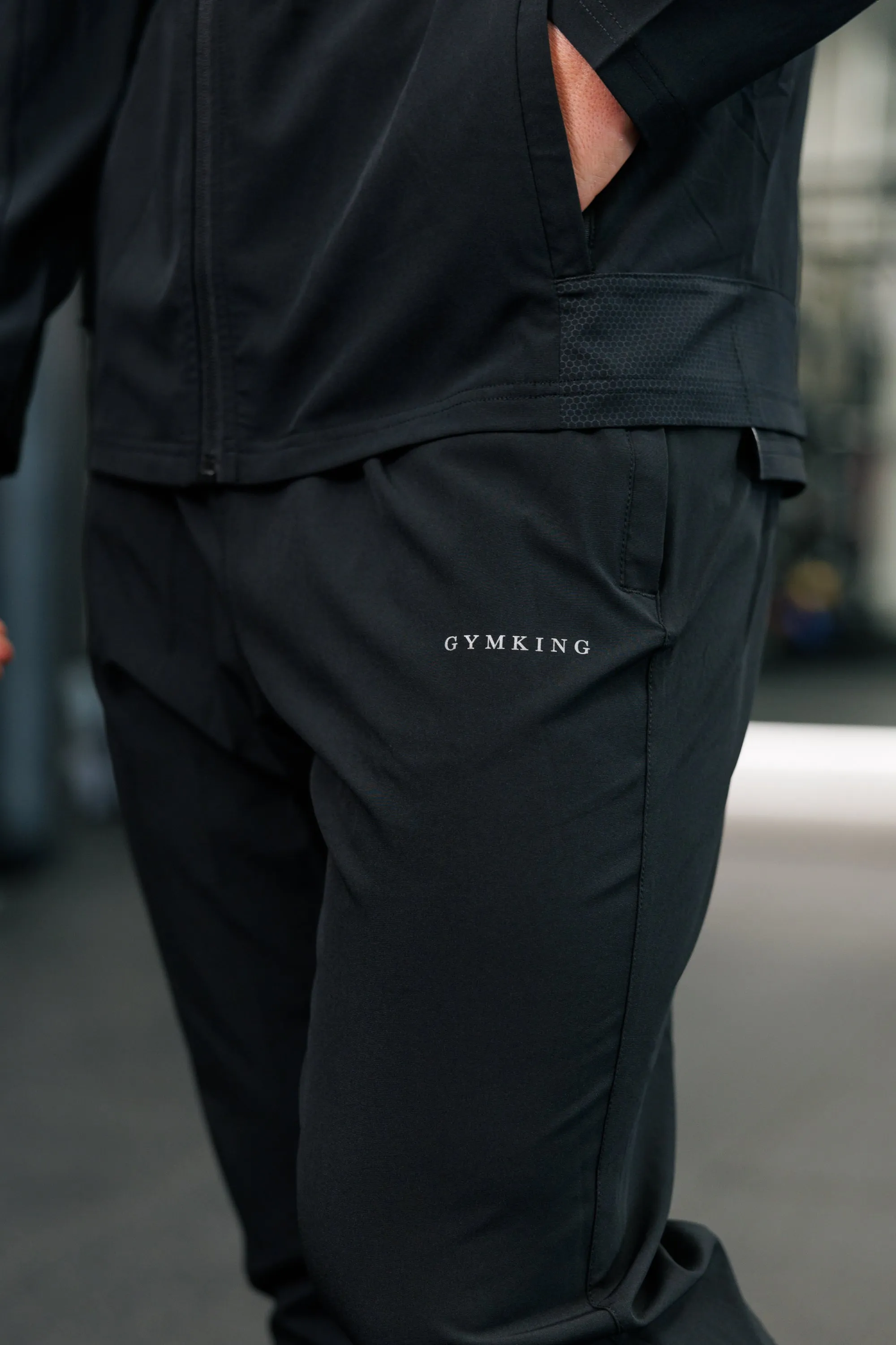 Gym King Hex Jogger - Black/Fossil Grey sold by The Gym King product image thumbnail 3