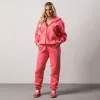 Gym King Transform Full Zip Hood Tracksuit - Coral sold by The Gym King