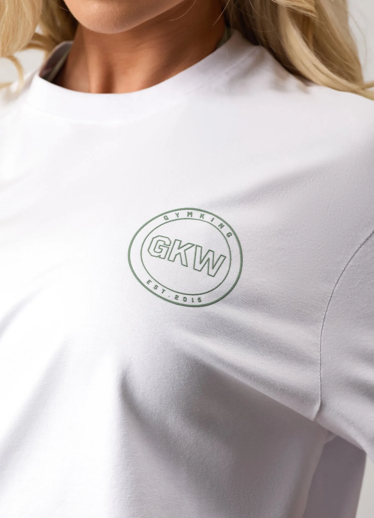 Gym King Transform Boyfriend Tee - White sold by The Gym King product image thumbnail 5