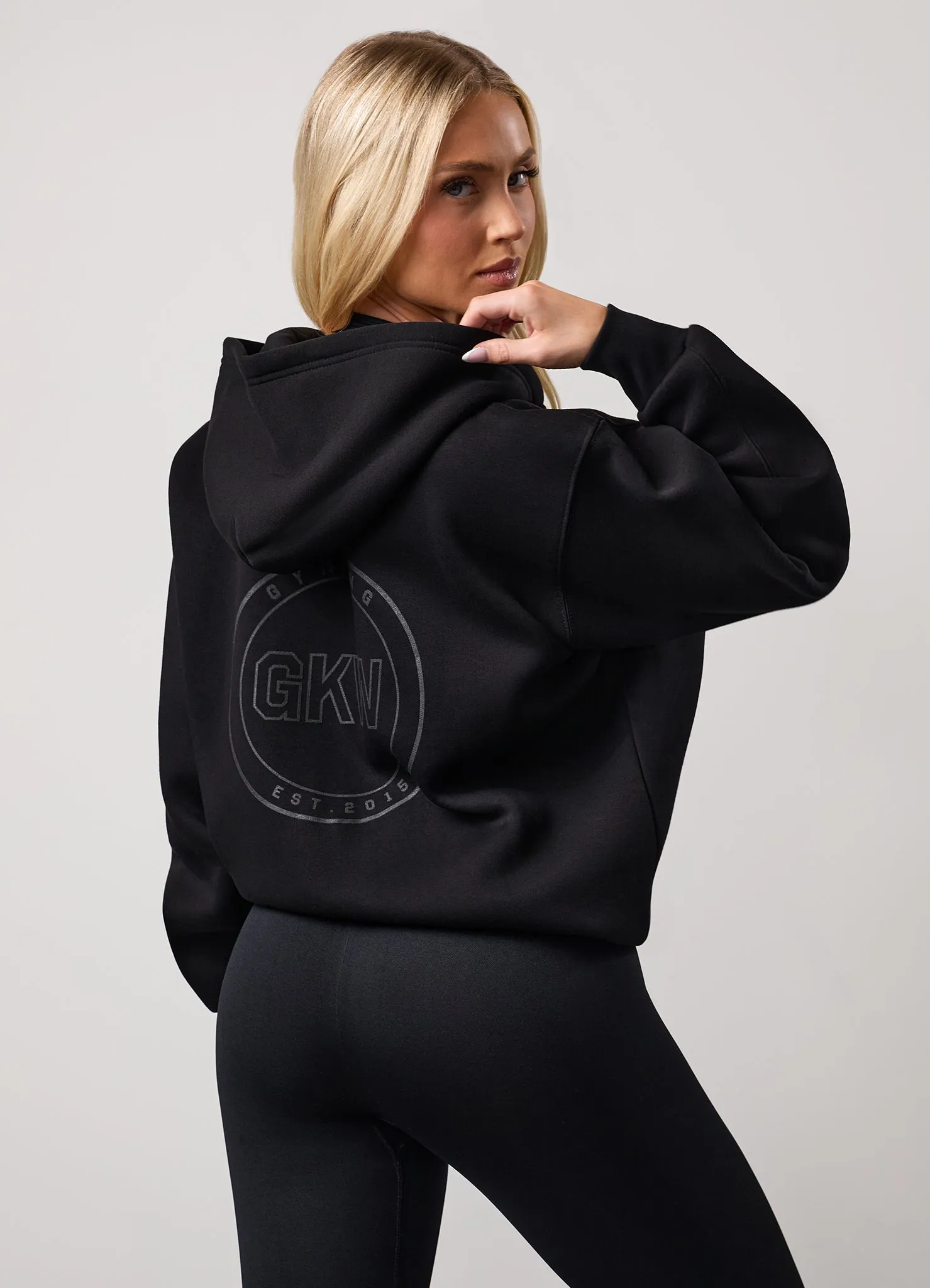 Gym King Transform Full Zip Hood - Black sold by The Gym King product image thumbnail 3