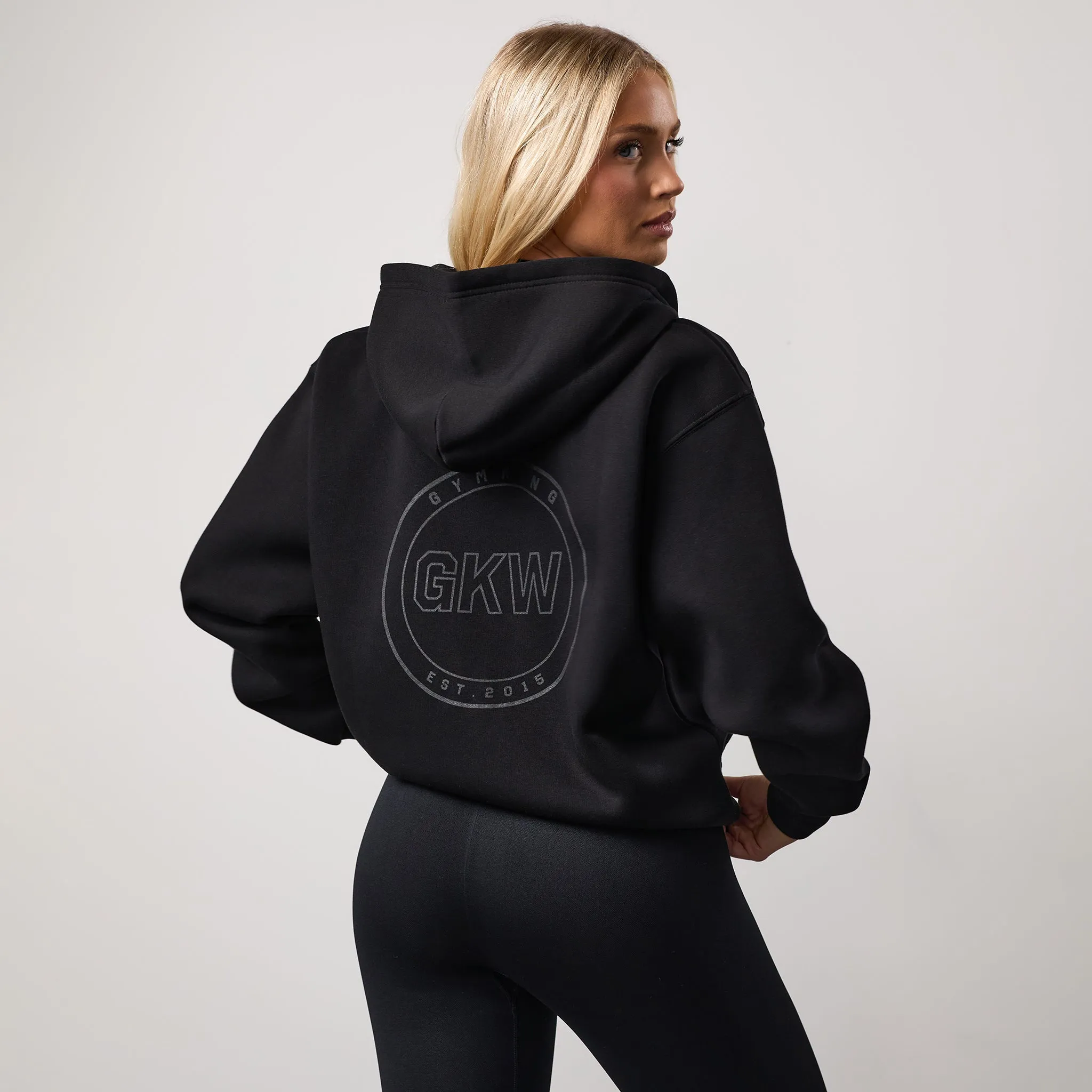 Gym King Transform Full Zip Hood - Black sold by The Gym King product image thumbnail 2