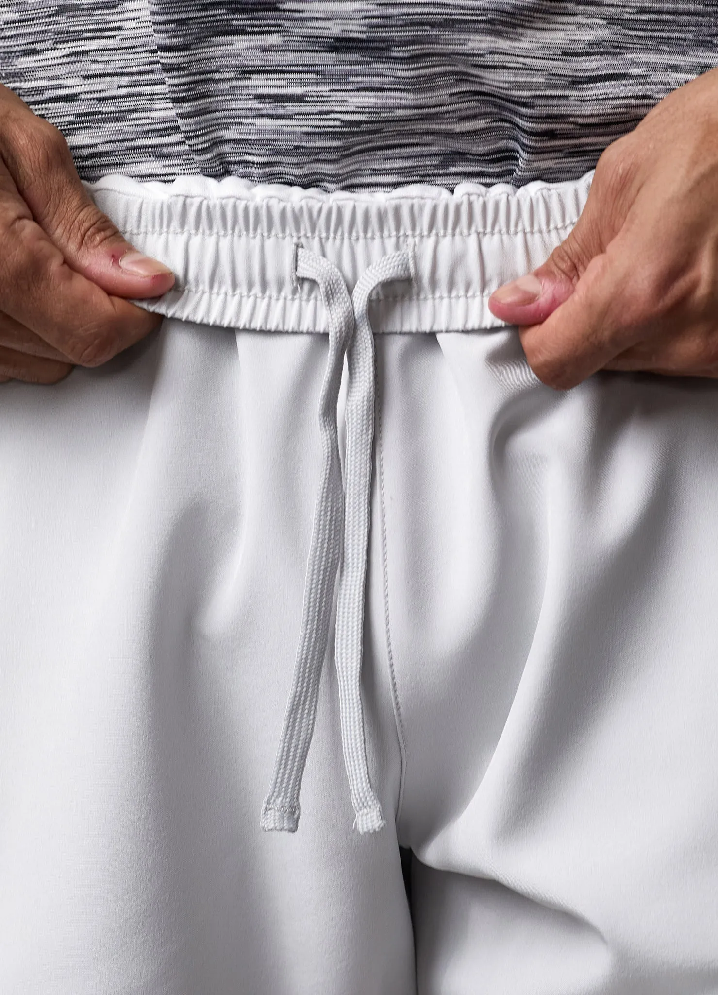 Gym King Space Dye Panel 5" Short - Light Grey/Black sold by The Gym King product image thumbnail 4