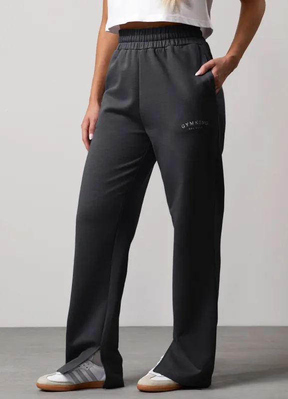 Gym King Compose Straight Leg Jogger - Dark Pewter sold by The Gym King