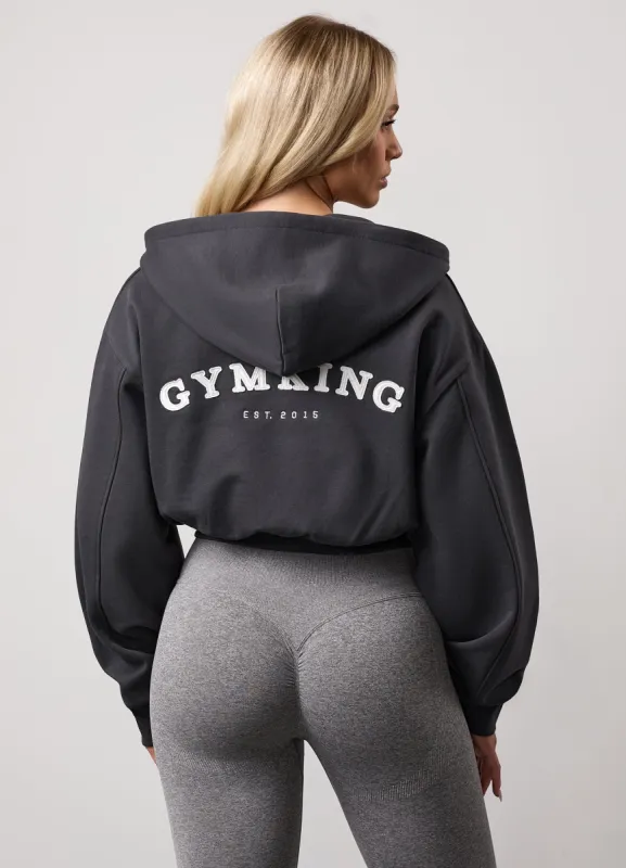 Compose Full Zip Hood - Dark Pewter sold by The Gym King