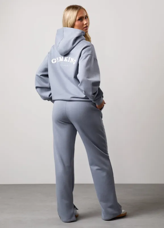 Gym King Compose Relaxed Fit Hood Tracksuit - Blue Mist sold by The Gym King