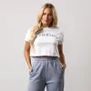 Gym King Compose Cropped Tee - White sold by The Gym King