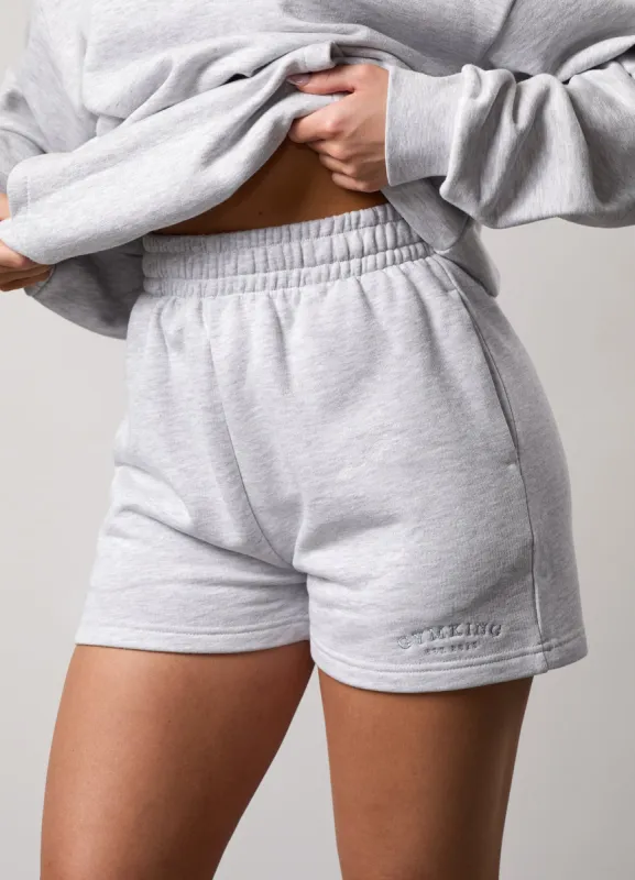 Gym King Compose Short - Snow Marl sold by The Gym King