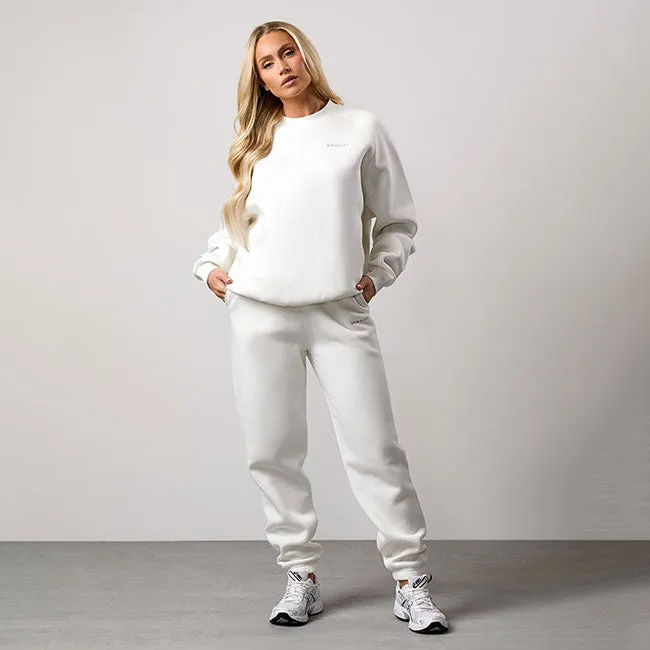 Gym King 365 Raglan Sleeve Crew Tracksuit - Cream sold by The Gym King product image thumbnail 2