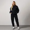 Gym King 365 Raglan Sleeve Crew Tracksuit - Black sold by The Gym King