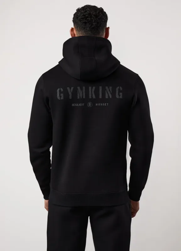 Gym King Resilient Mindset Hood - Black sold by The Gym King
