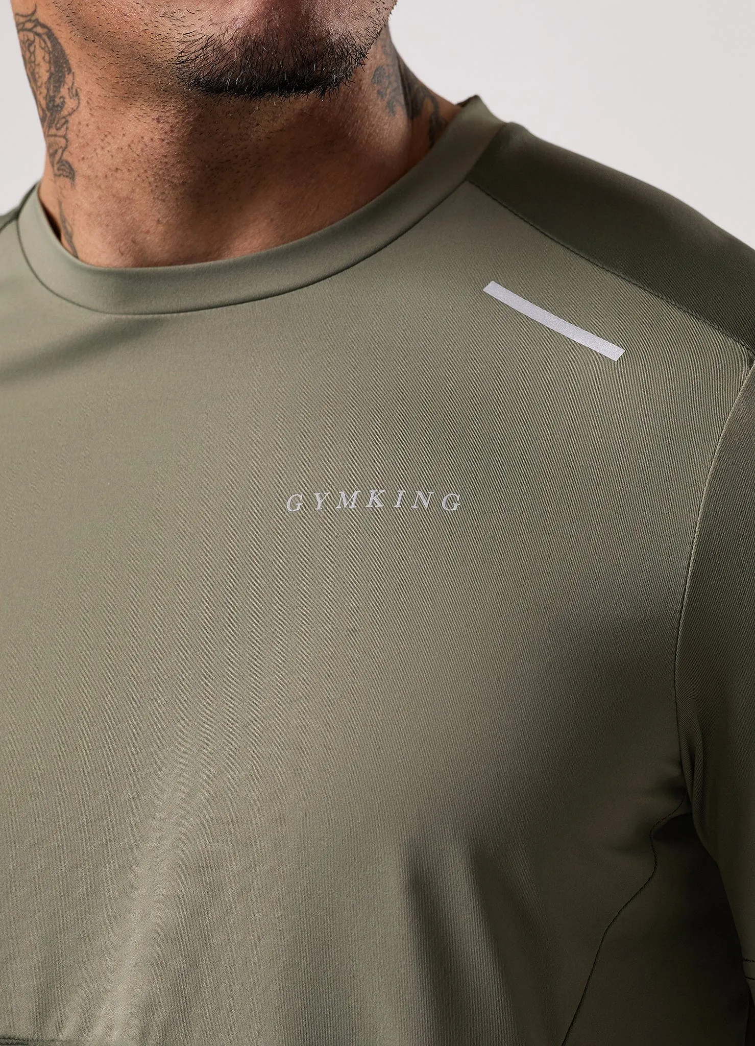 Gym King Advance Tee - Khaki Multi sold by The Gym King product image thumbnail 4