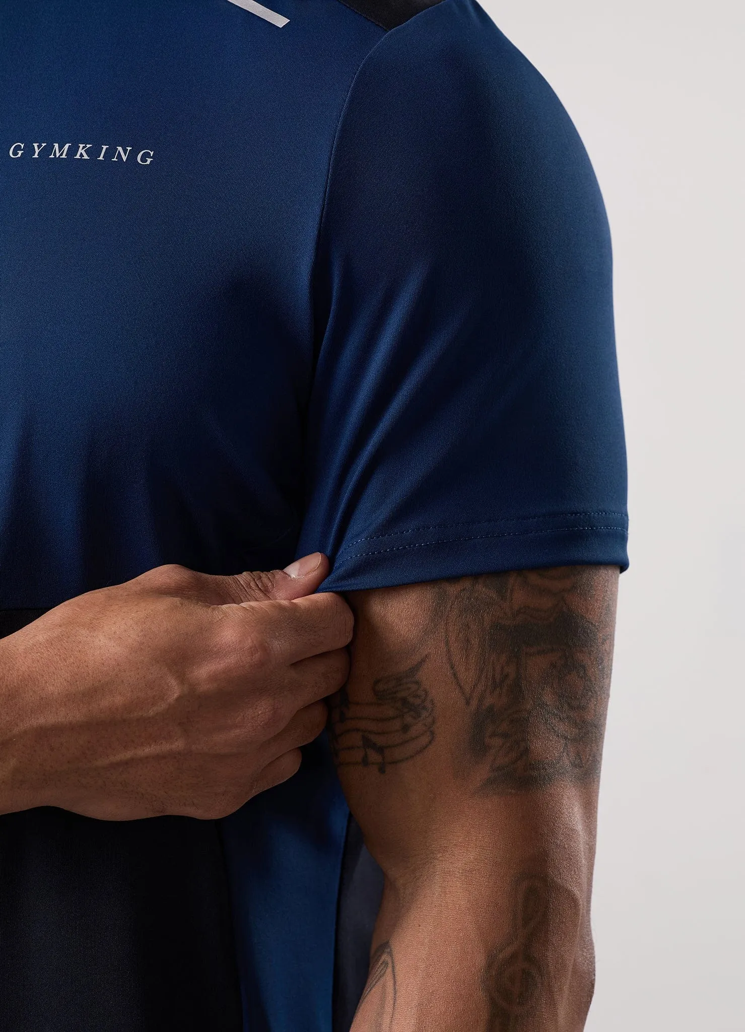 Gym King Advance Tee - Navy / Estate Blue sold by The Gym King product image thumbnail 4