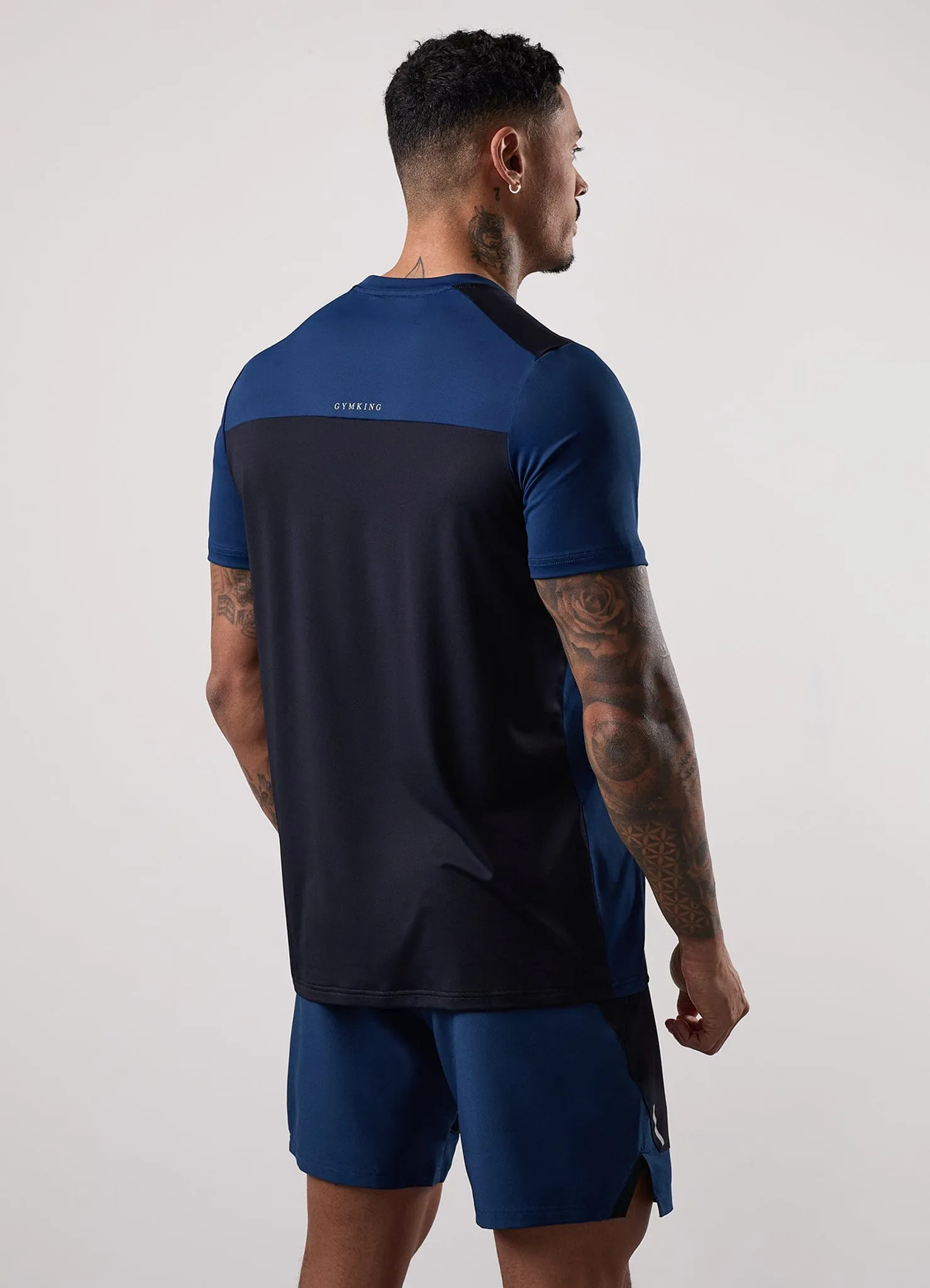 Gym King Advance Tee - Navy / Estate Blue sold by The Gym King product image thumbnail 5