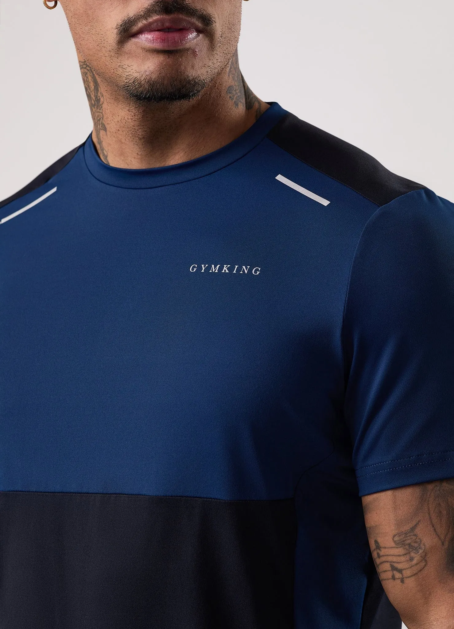 Gym King Advance Tee - Navy / Estate Blue sold by The Gym King product image thumbnail 3