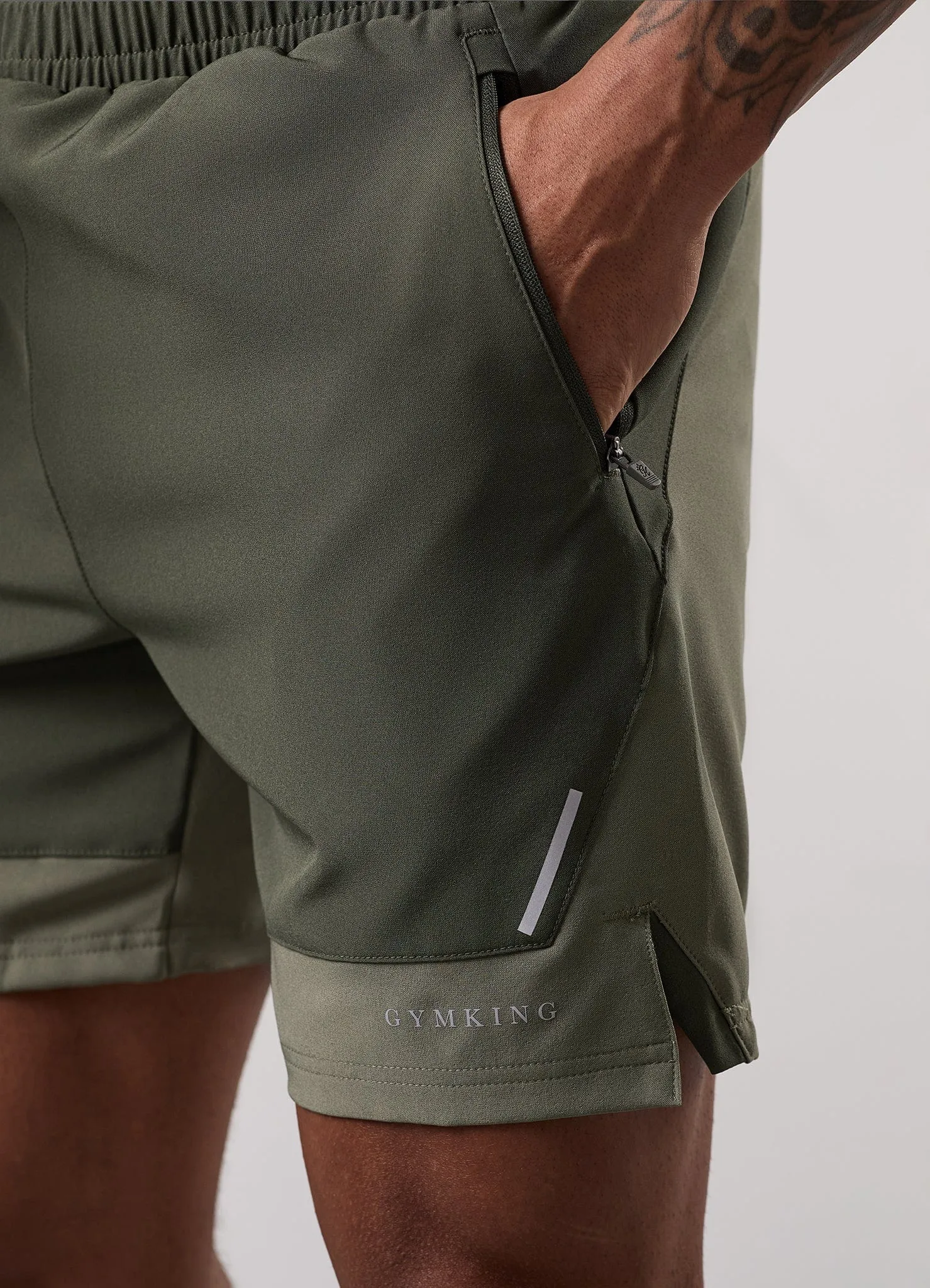 Gym King Advance 6" Short - Khaki Multi sold by The Gym King product image thumbnail 4