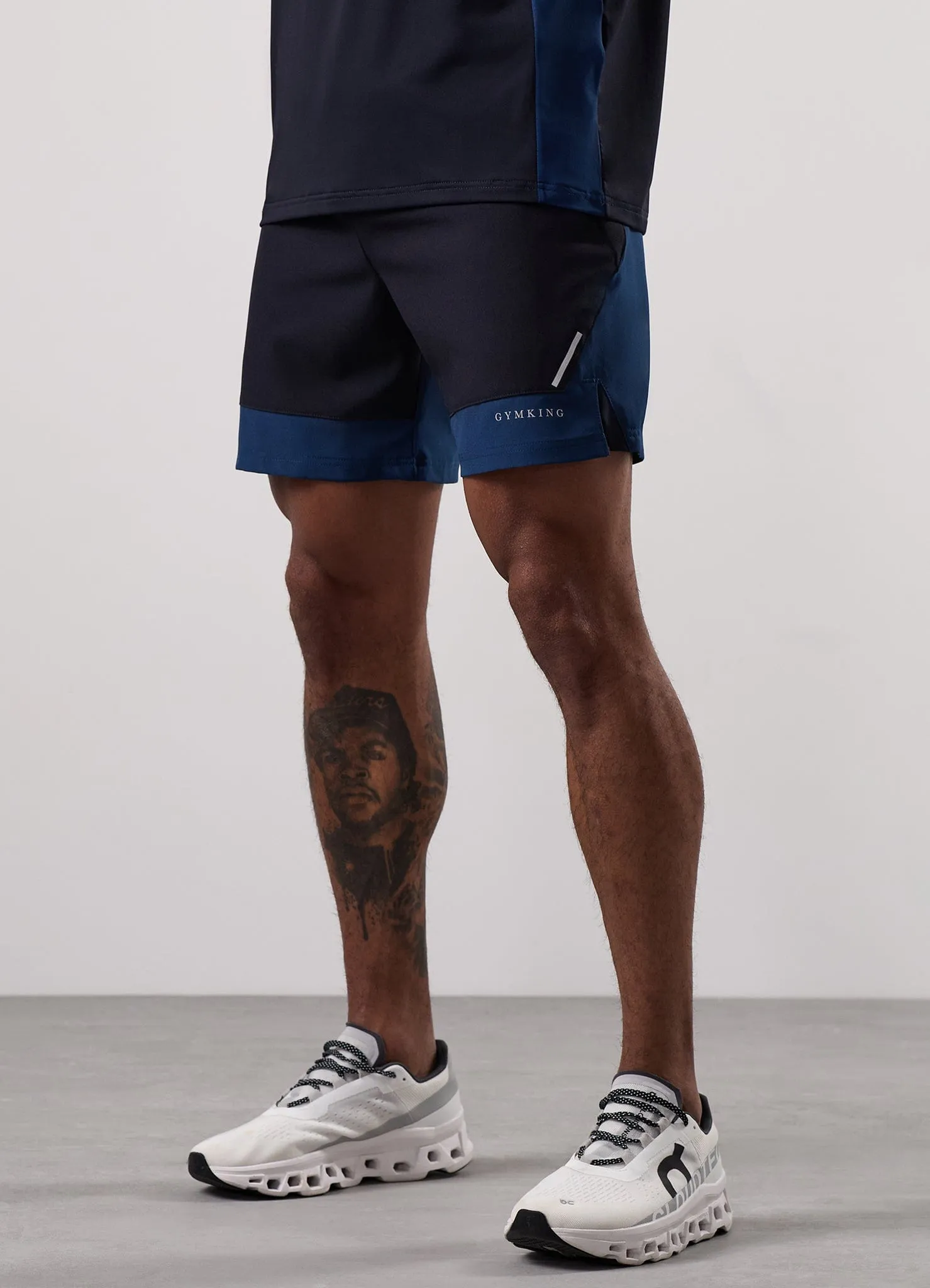 Gym King Advance 6" Short - Navy / Estate Blue sold by The Gym King