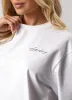Gym King Reset Boyfriend Tee - White/Midnight Blue sold by The Gym King