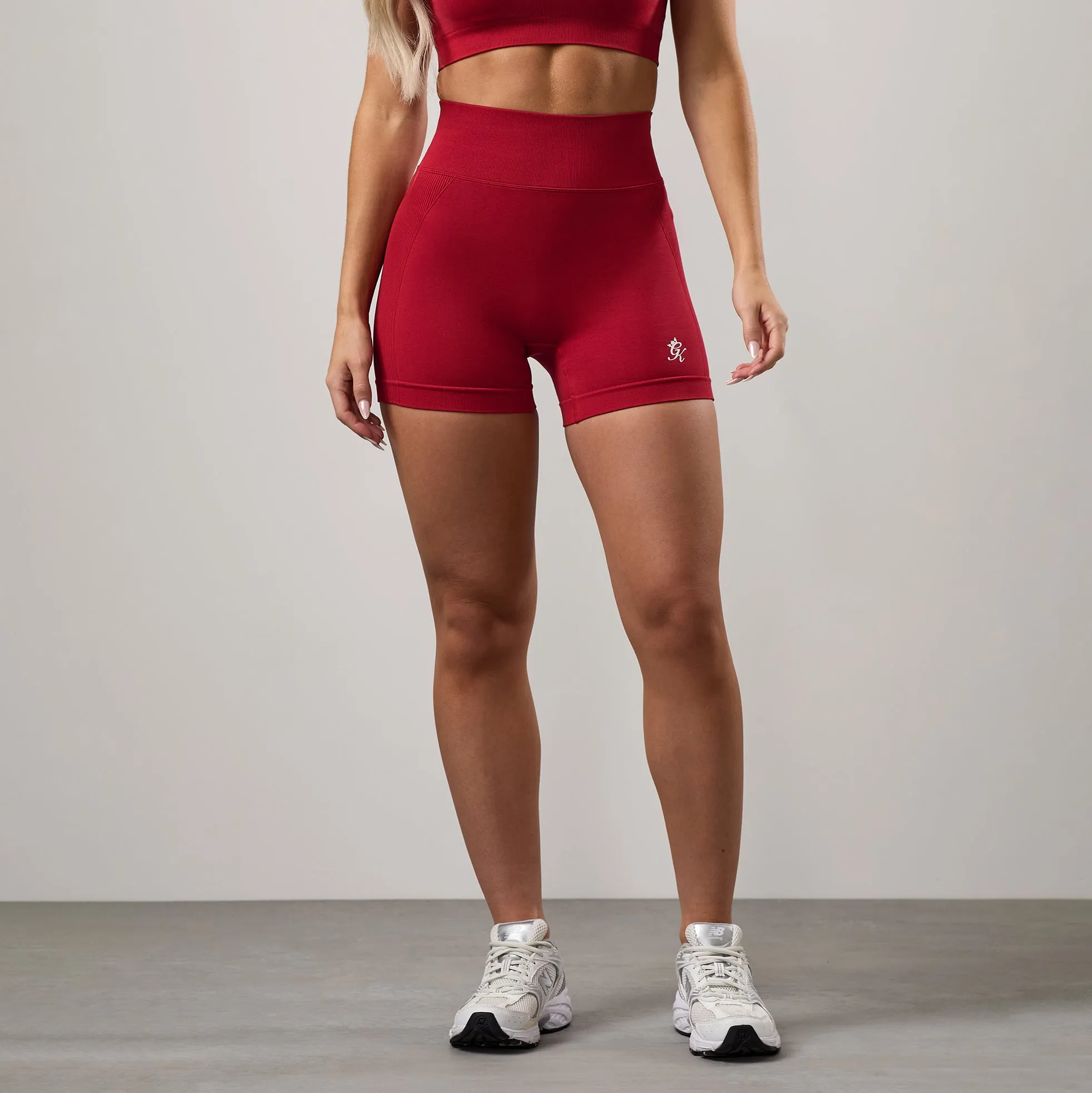 Gym King Seamless 4" Short - Scarlet Red sold by The Gym King product image thumbnail 2