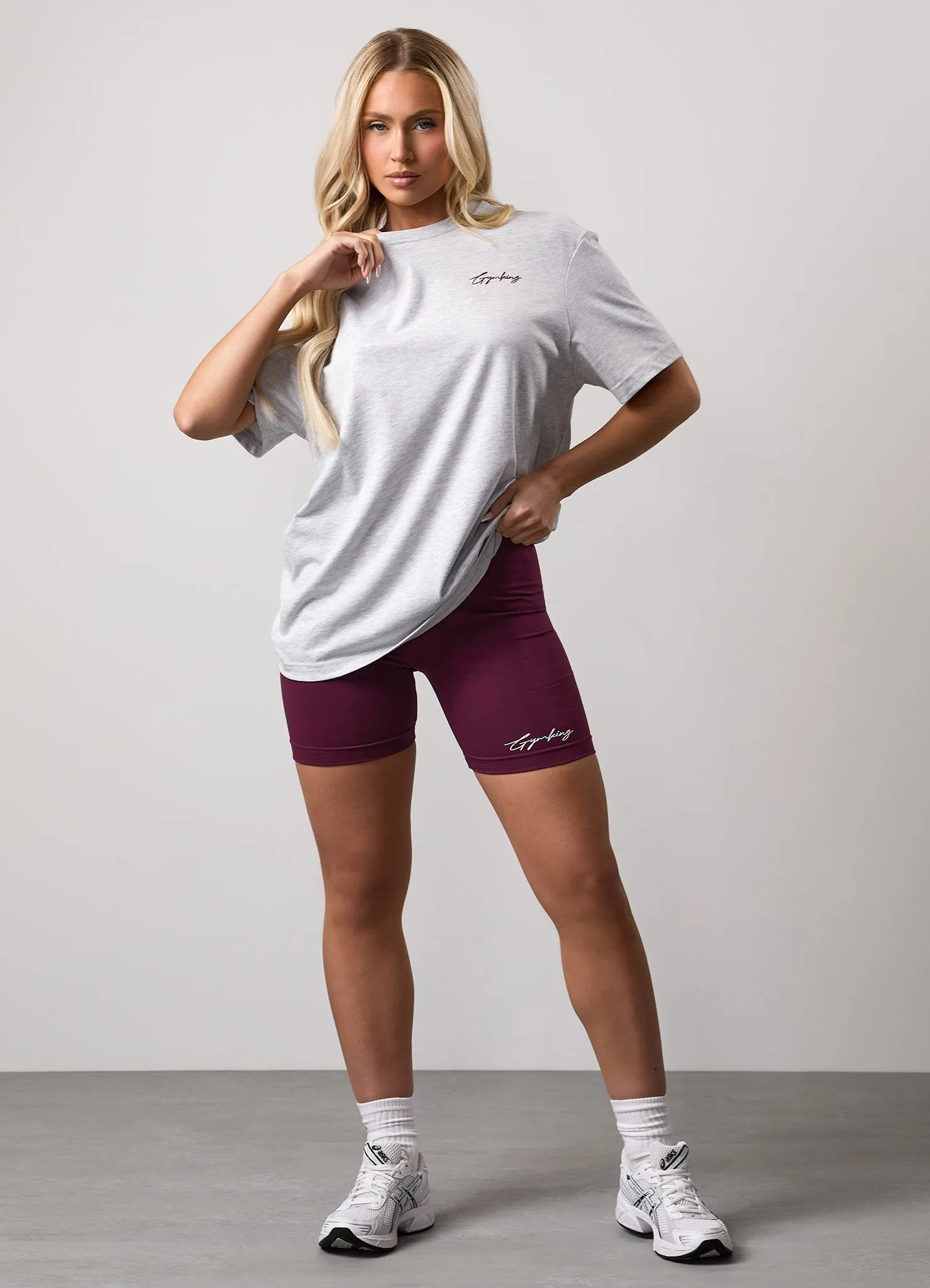 Gym King Script Mindset Jersey Short - Fig sold by The Gym King product image thumbnail 4
