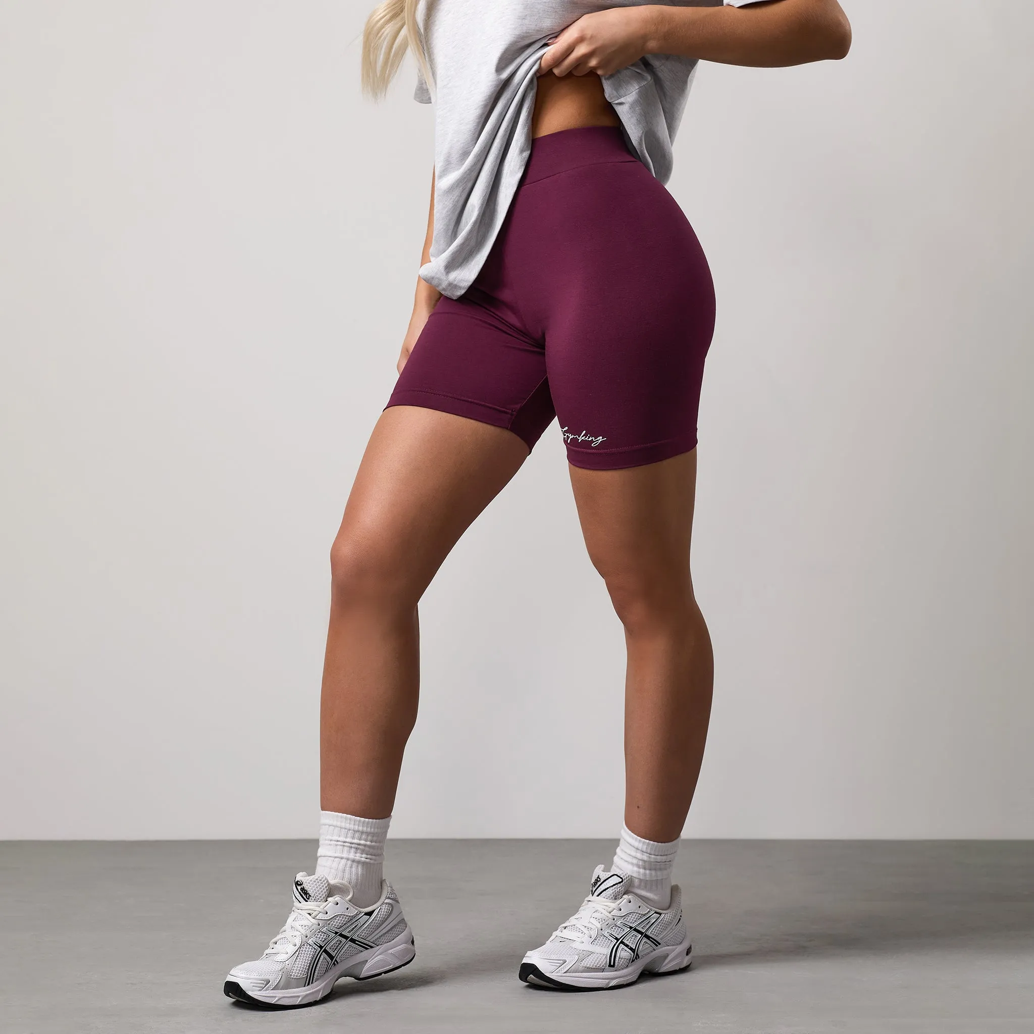 Gym King Script Mindset Jersey Short - Fig sold by The Gym King product image thumbnail 2