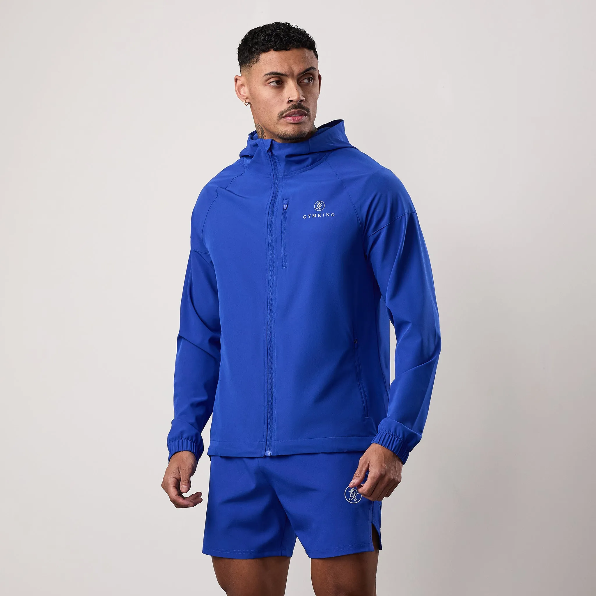 Gym King Pro Woven Hoodie - Vibrant Blue sold by The Gym King product image thumbnail 2