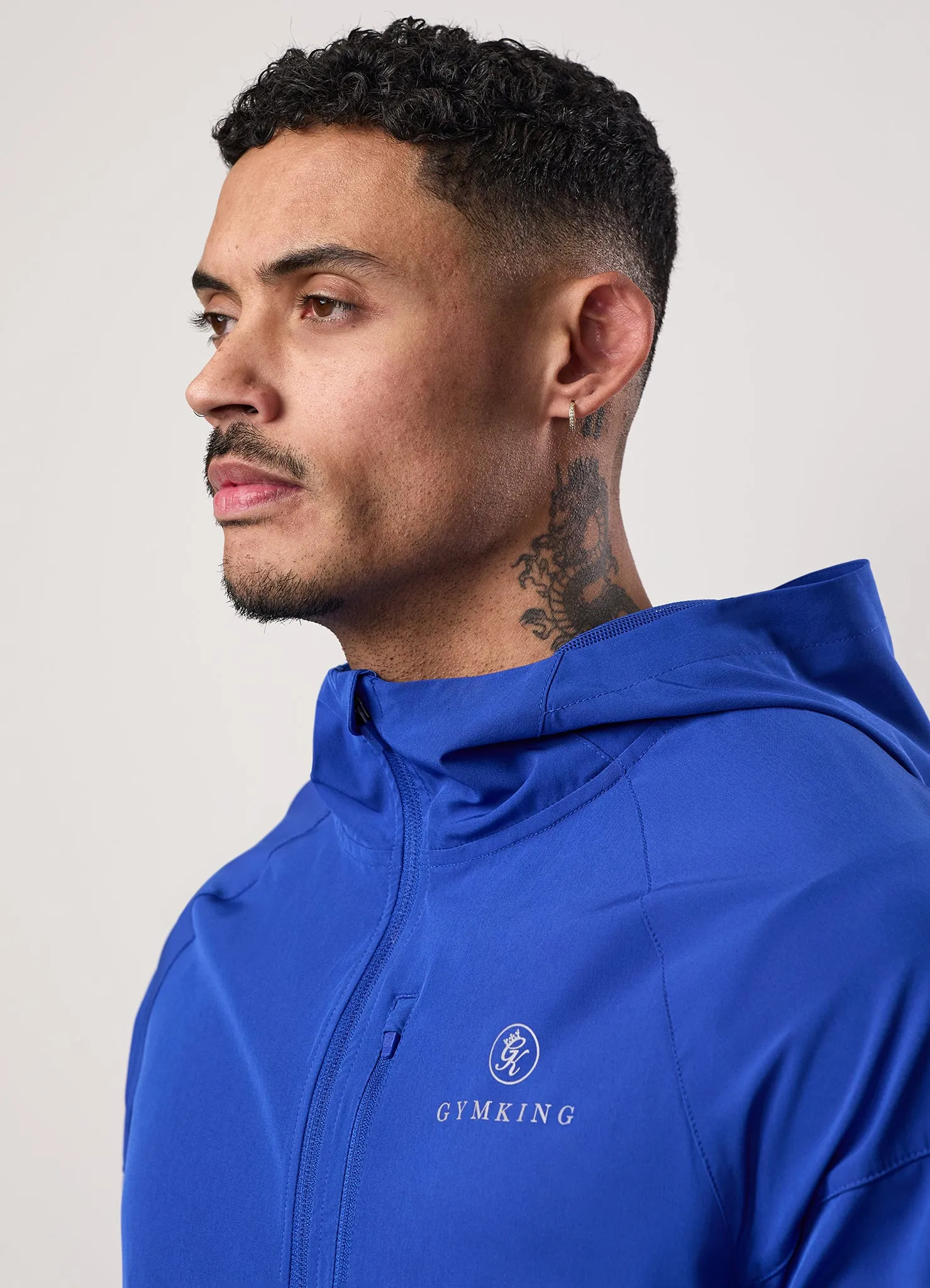 Gym King Pro Woven Hoodie - Vibrant Blue sold by The Gym King product image thumbnail 5