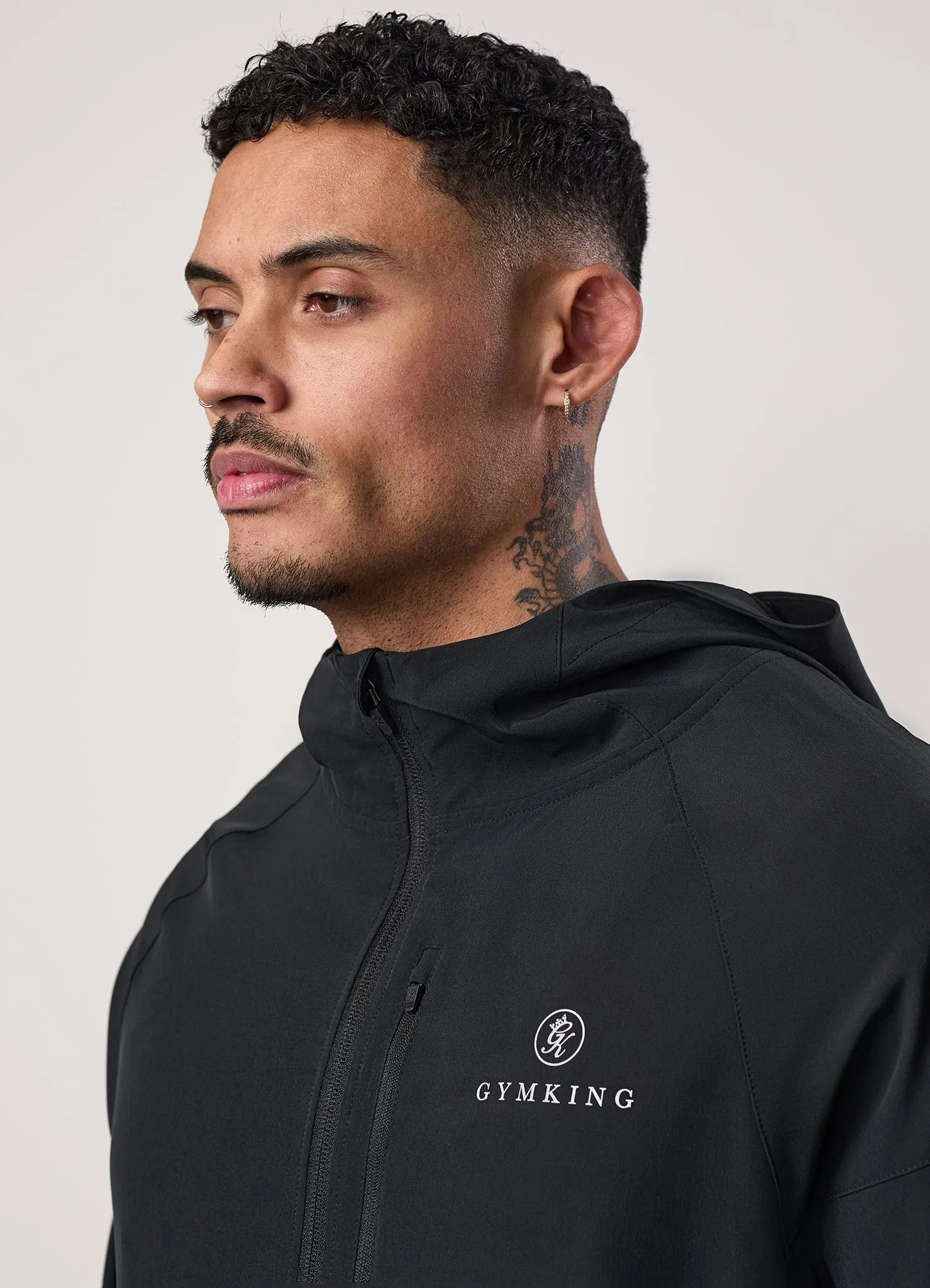 Gym King Pro Woven Hood - Black sold by The Gym King product image thumbnail 4