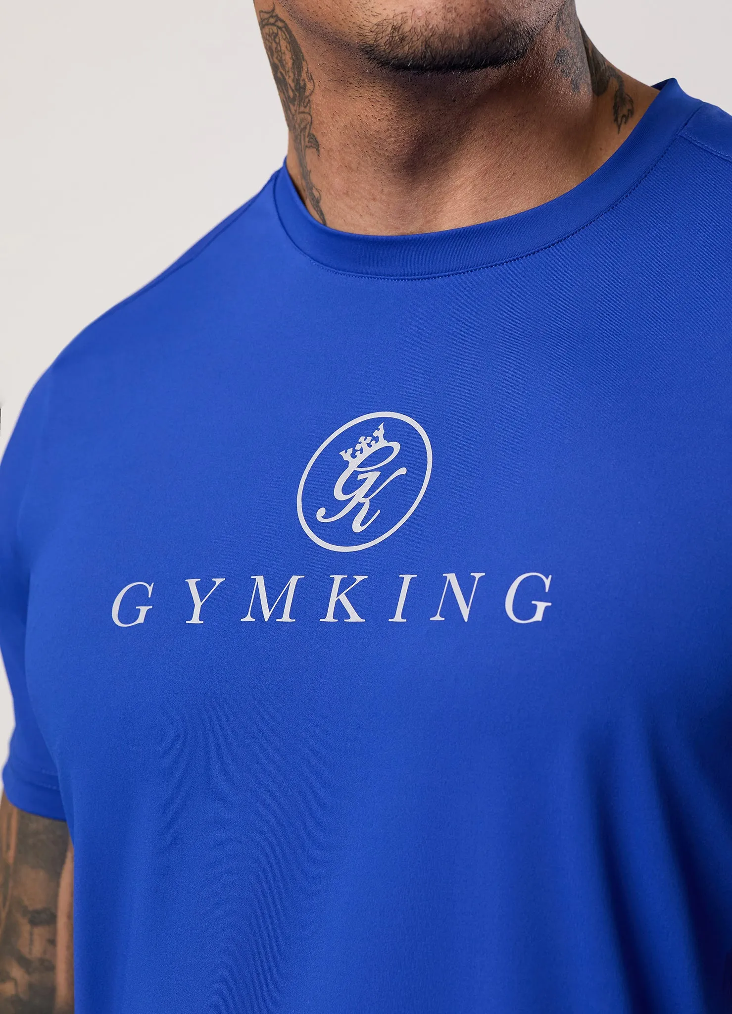 Gym King Pro Performance Tee - Vibrant Blue sold by The Gym King product image thumbnail 3