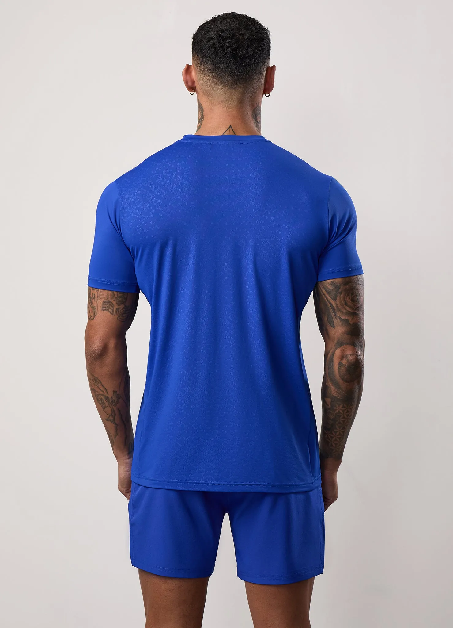 Gym King Pro Performance Tee - Vibrant Blue sold by The Gym King product image thumbnail 4