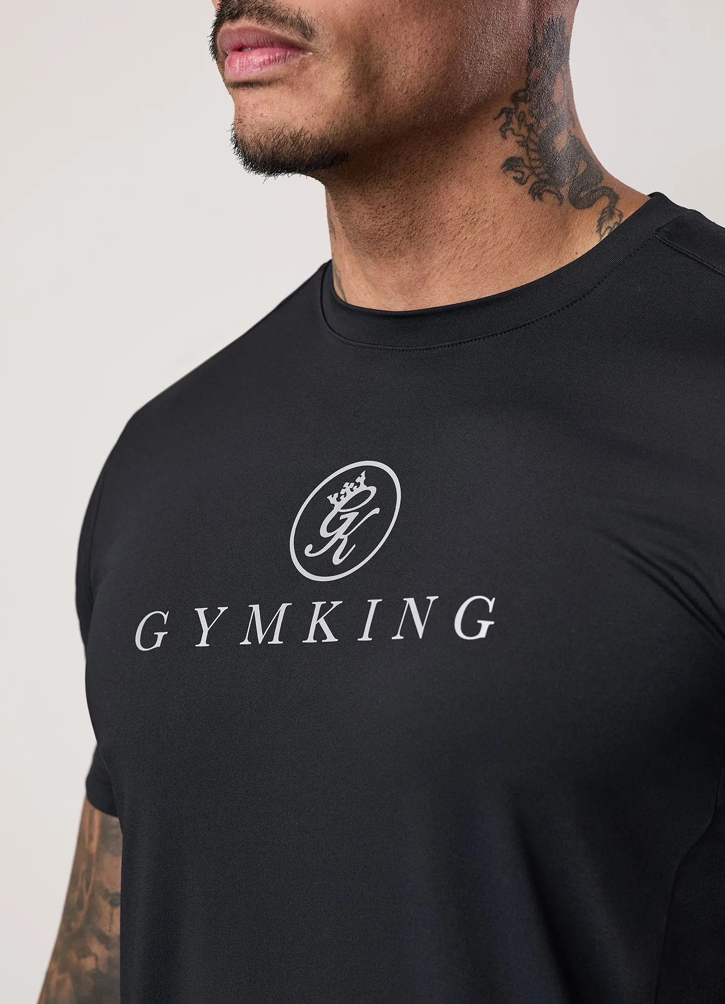 Gym King Pro Performance Tee - Black sold by The Gym King product image thumbnail 4
