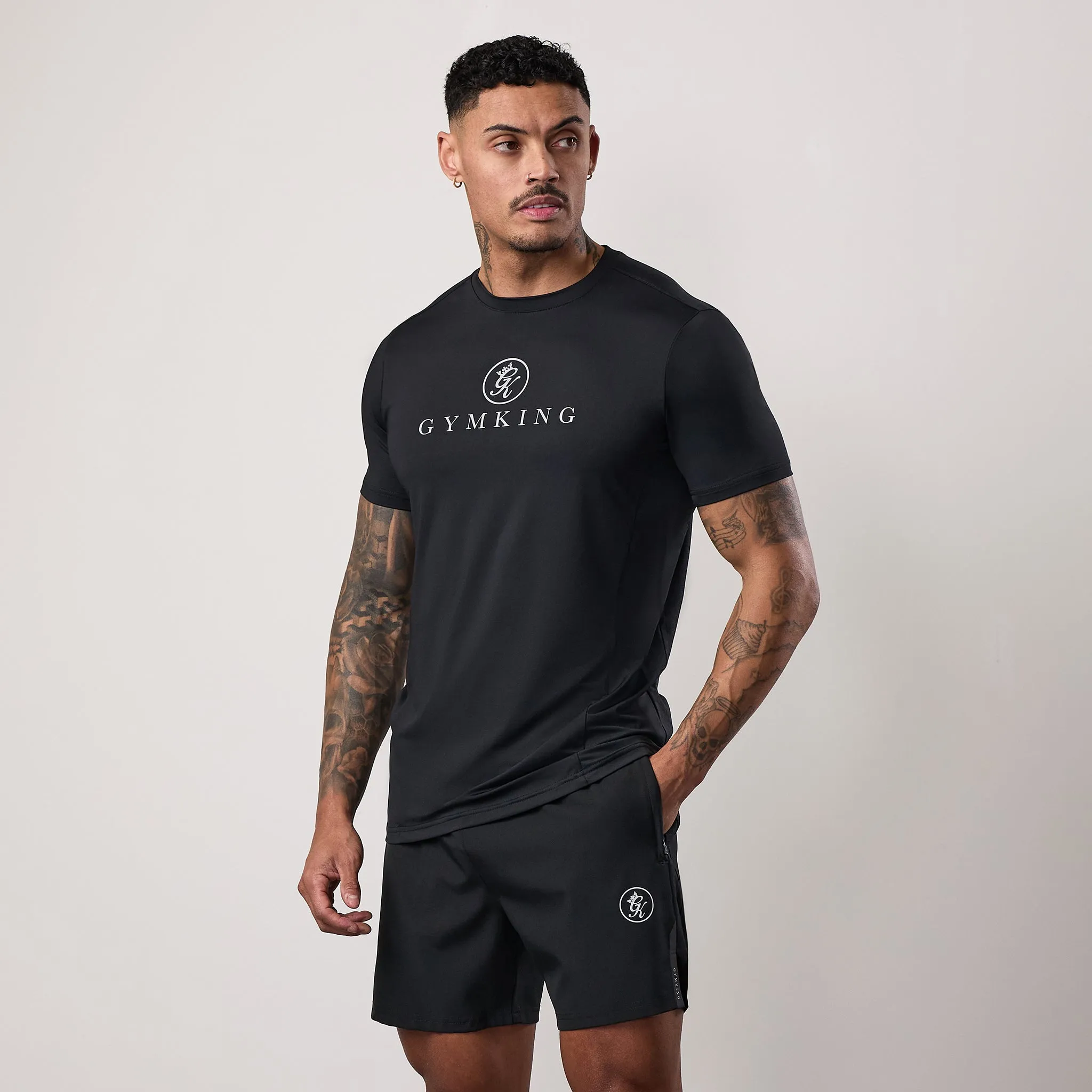 Gym King Pro Performance Tee - Black sold by The Gym King product image thumbnail 2