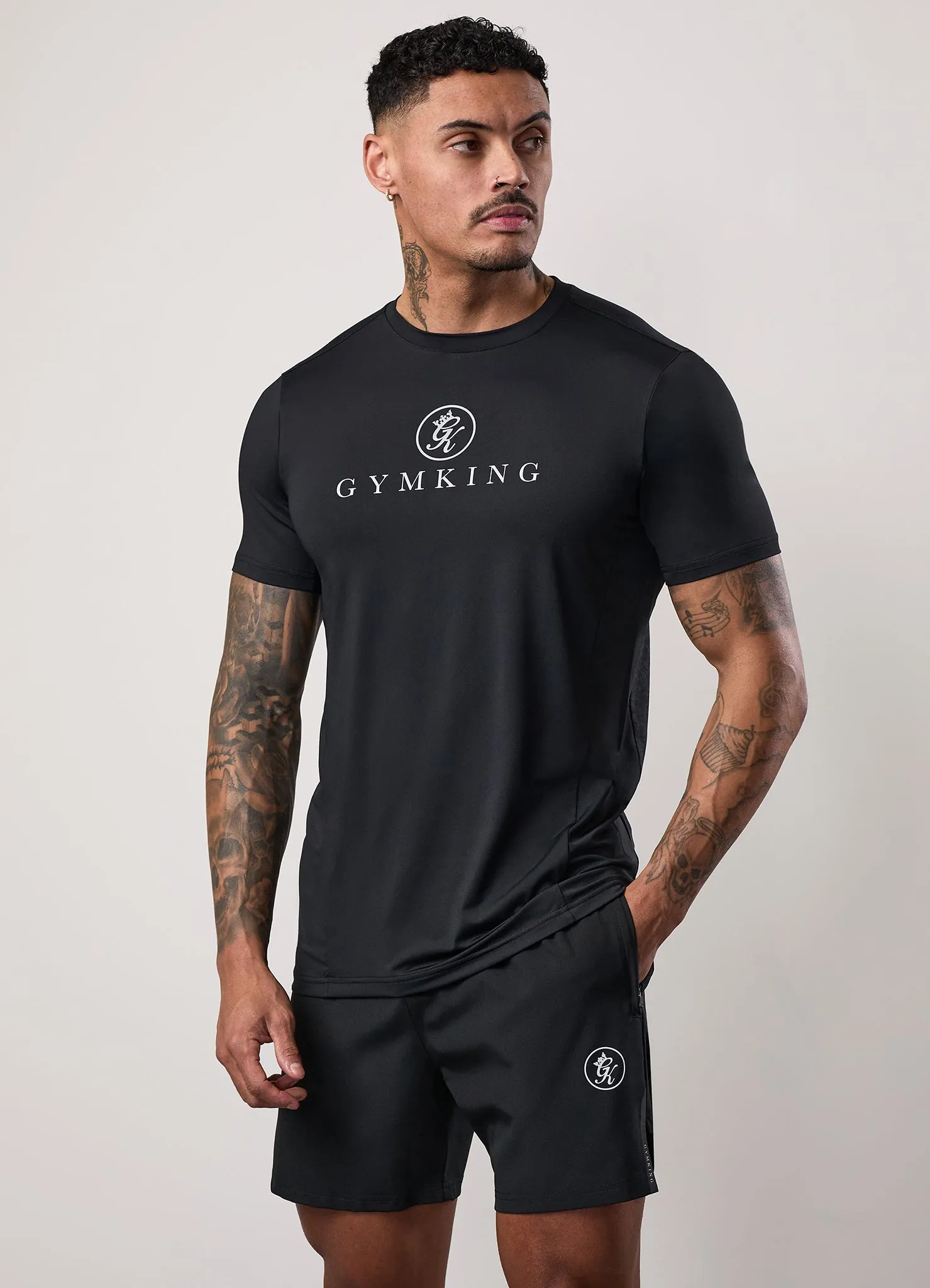 Gym King Pro Performance Tee - Black sold by The Gym King