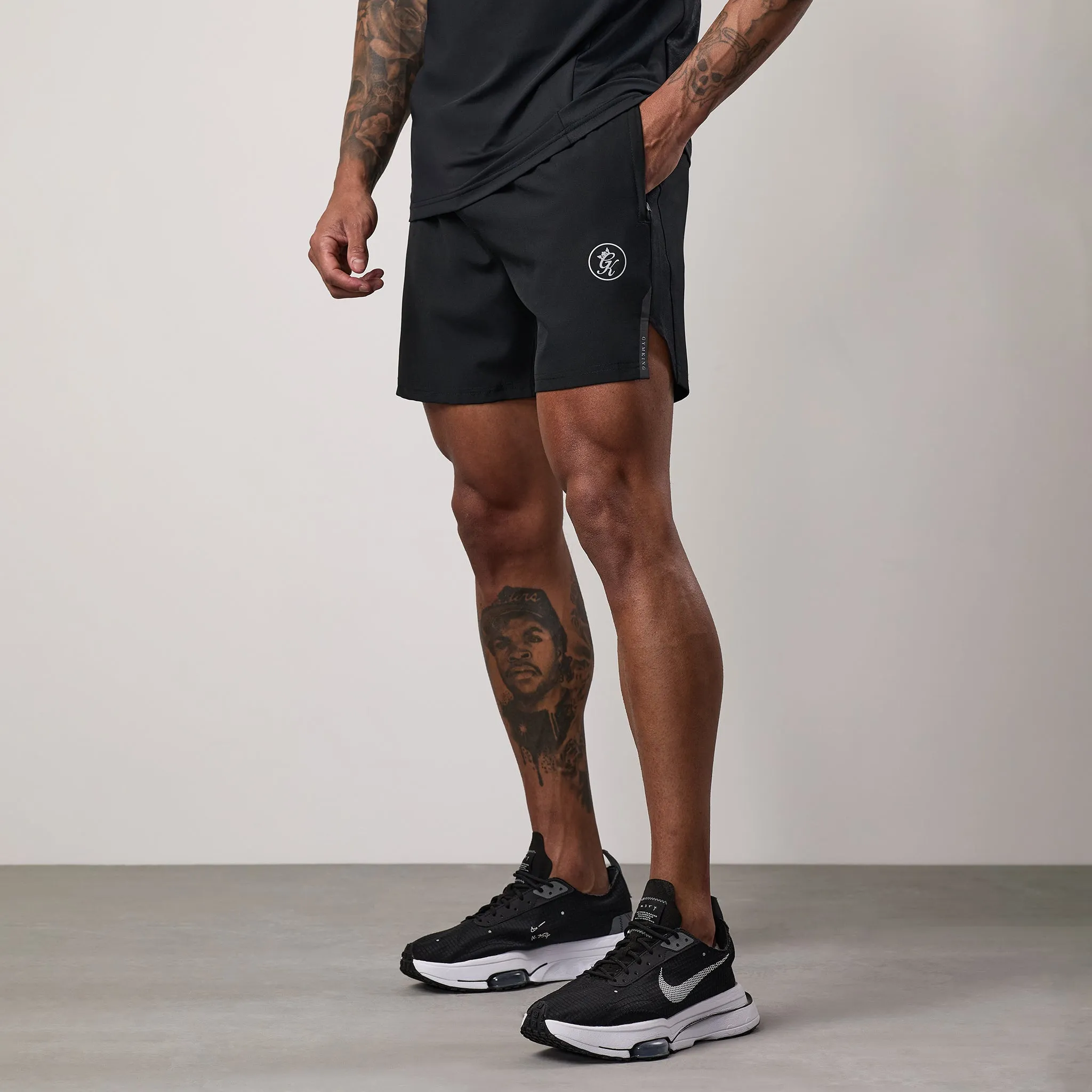 Gym King Pro Performance Short - Black sold by The Gym King product image thumbnail 2