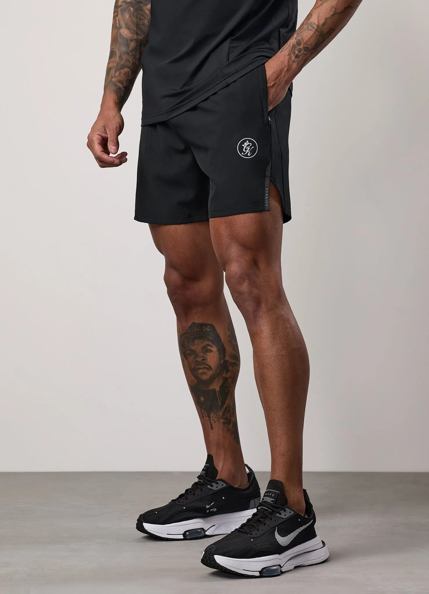 Gym King Pro Performance Short - Black sold by The Gym King
