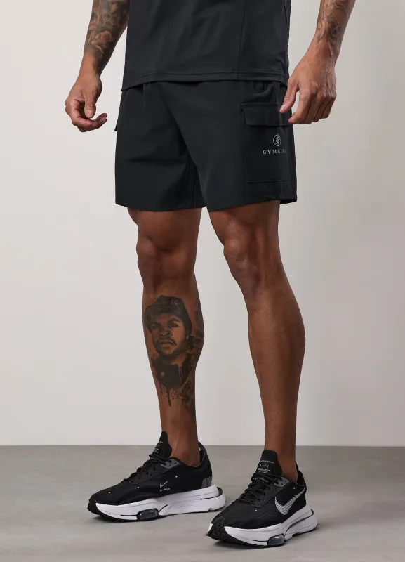 Gym King Pro Woven Short - Black sold by The Gym King
