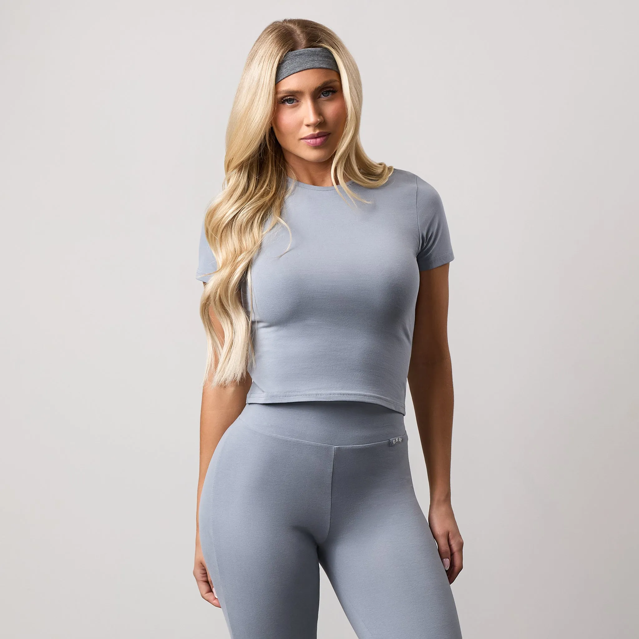 Gym King Plush Short Sleeve Tee - Blue Mist sold by The Gym King product image thumbnail 2