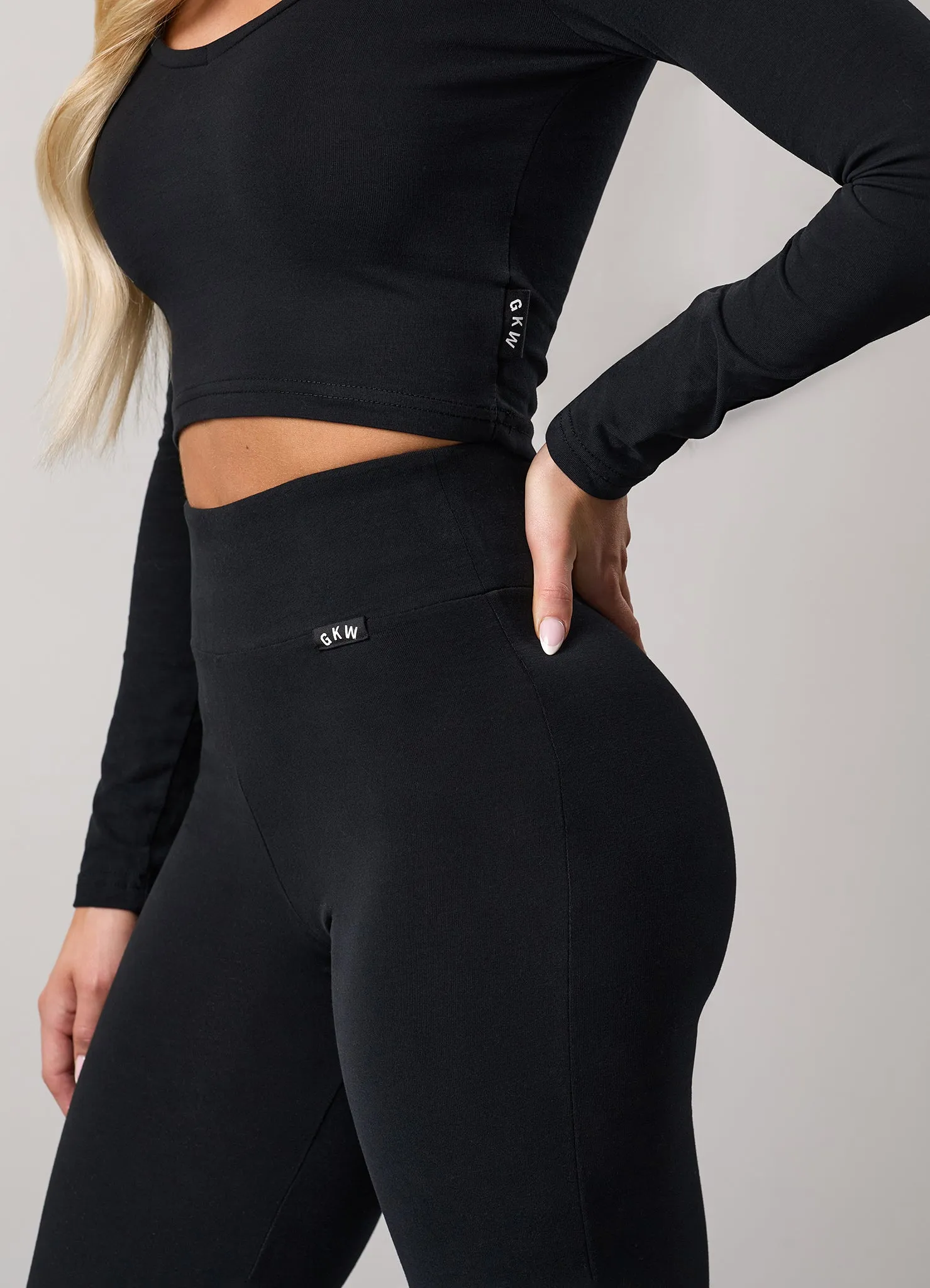 Gym King Plush Long Sleeve Tee - Black sold by The Gym King product image thumbnail 5