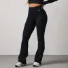 Gym King Plush Flared Trousers - Black sold by The Gym King