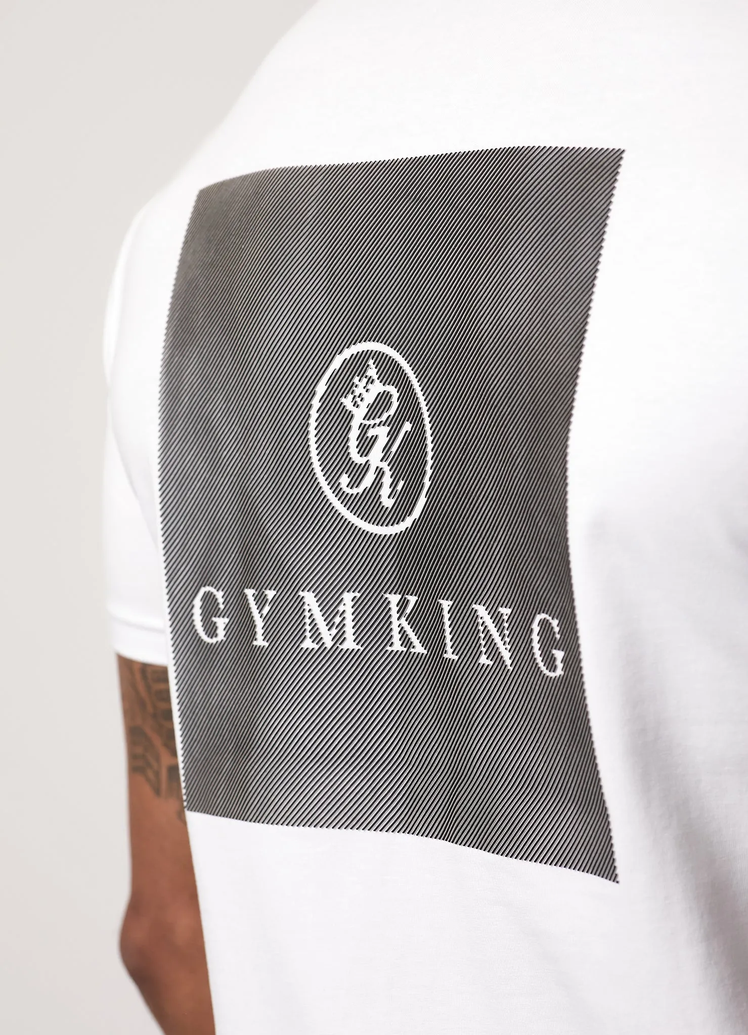 Gym King Pro Graphic Tee - White sold by The Gym King product image thumbnail 5