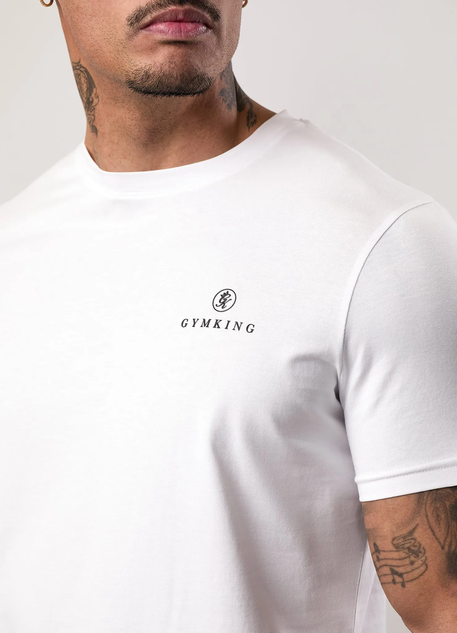 Gym King Pro Graphic Tee - White sold by The Gym King product image thumbnail 4