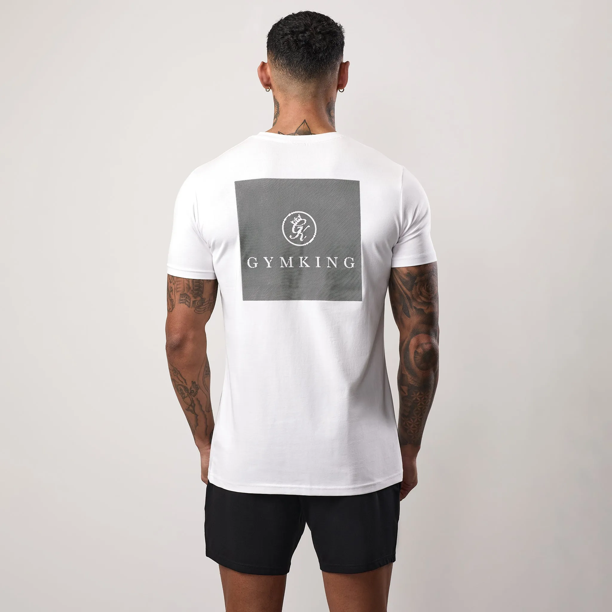 Gym King Pro Graphic Tee - White sold by The Gym King product image thumbnail 2