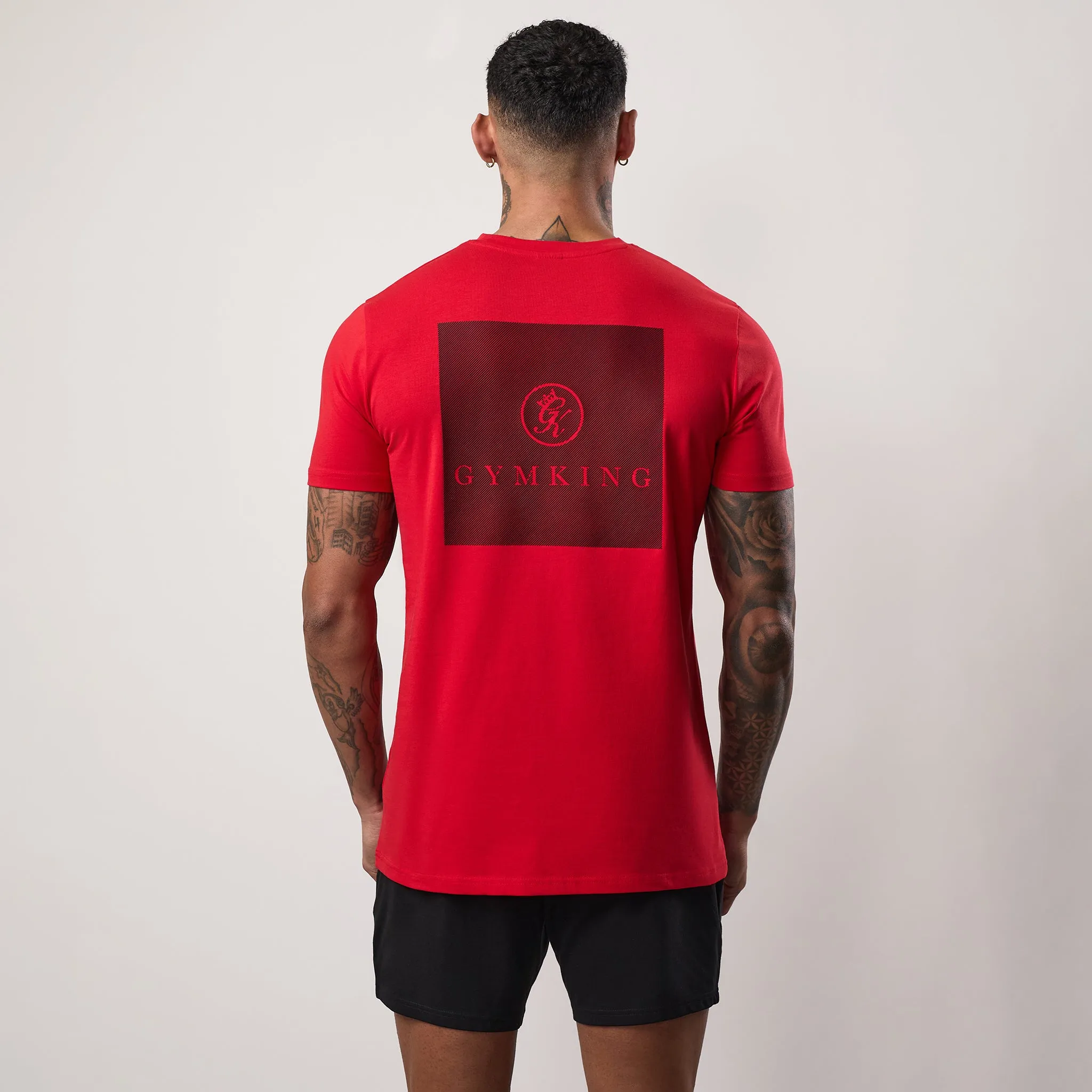 Gym King Pro Graphic Tee - Crimson Red sold by The Gym King product image thumbnail 2