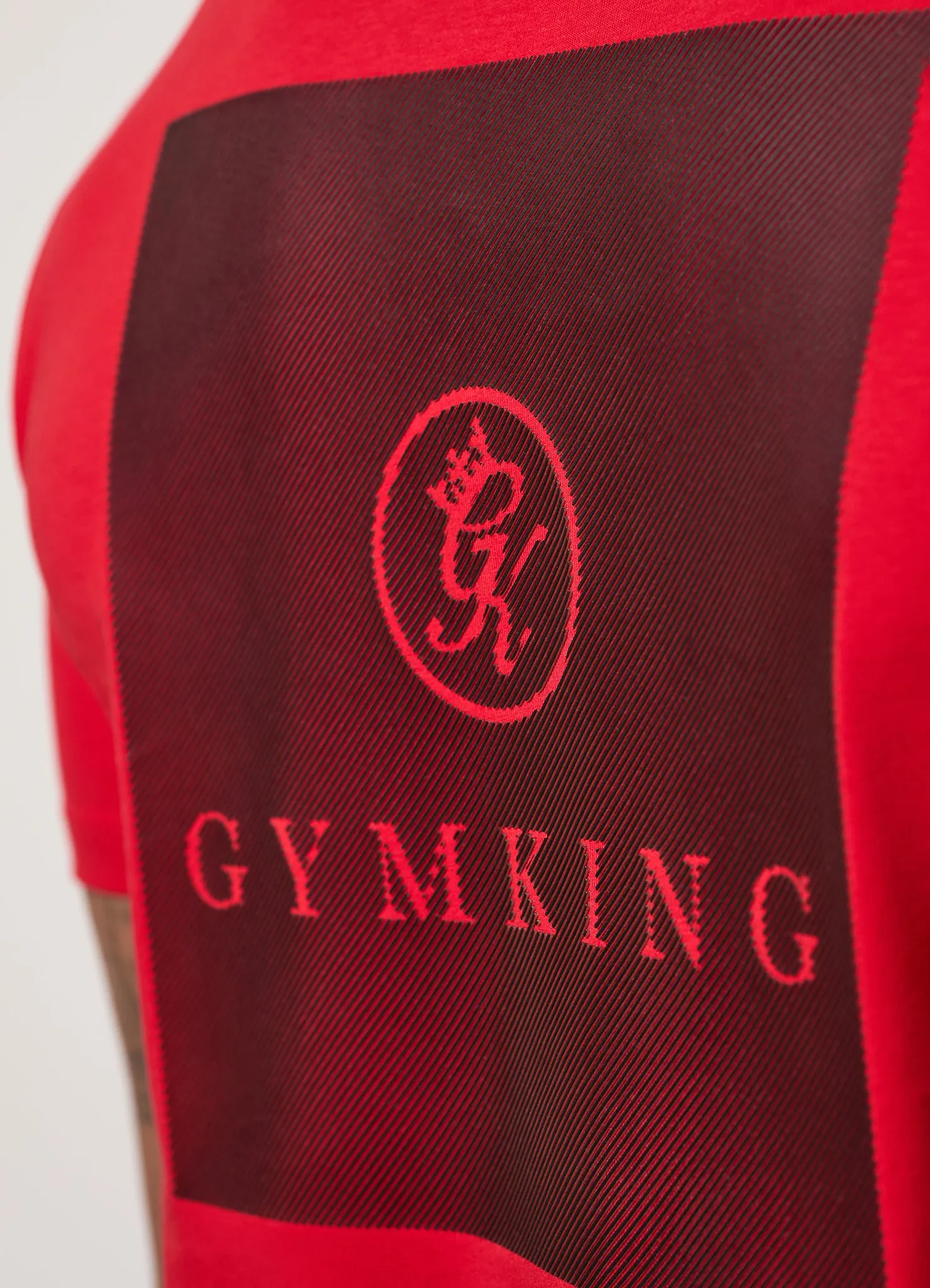 Gym King Pro Graphic Tee - Crimson Red sold by The Gym King product image thumbnail 5