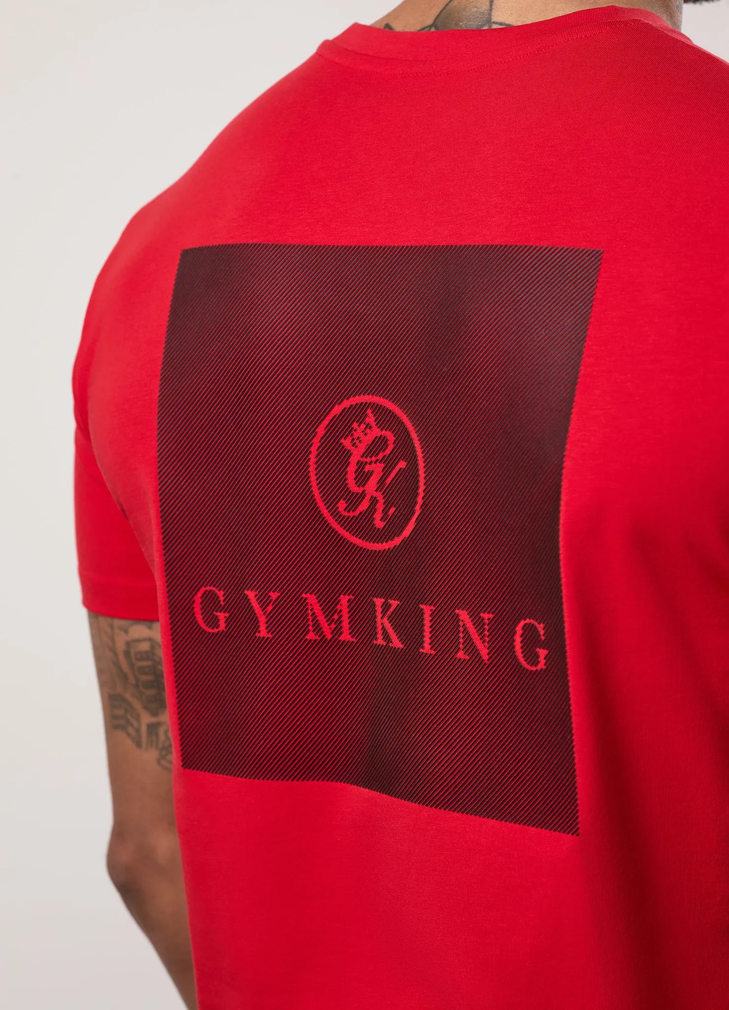 Gym King Pro Graphic Tee - Crimson Red sold by The Gym King product image thumbnail 4