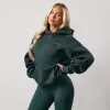 Gym King 365 Relaxed Fit Fleece Hood - Deep Forest Green sold by The Gym King