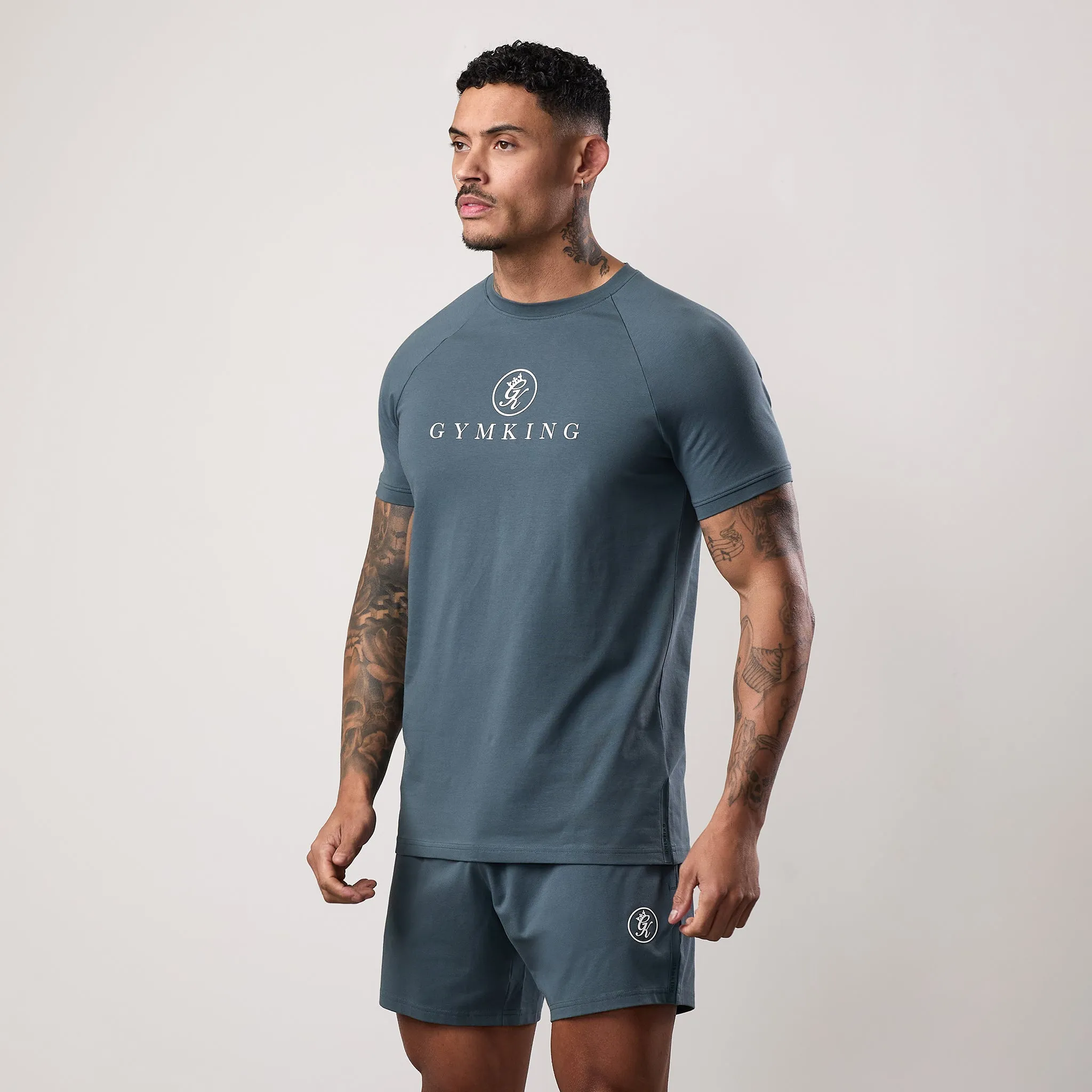 Gym King Pro Jersey Tee - Slate Grey sold by The Gym King product image thumbnail 2
