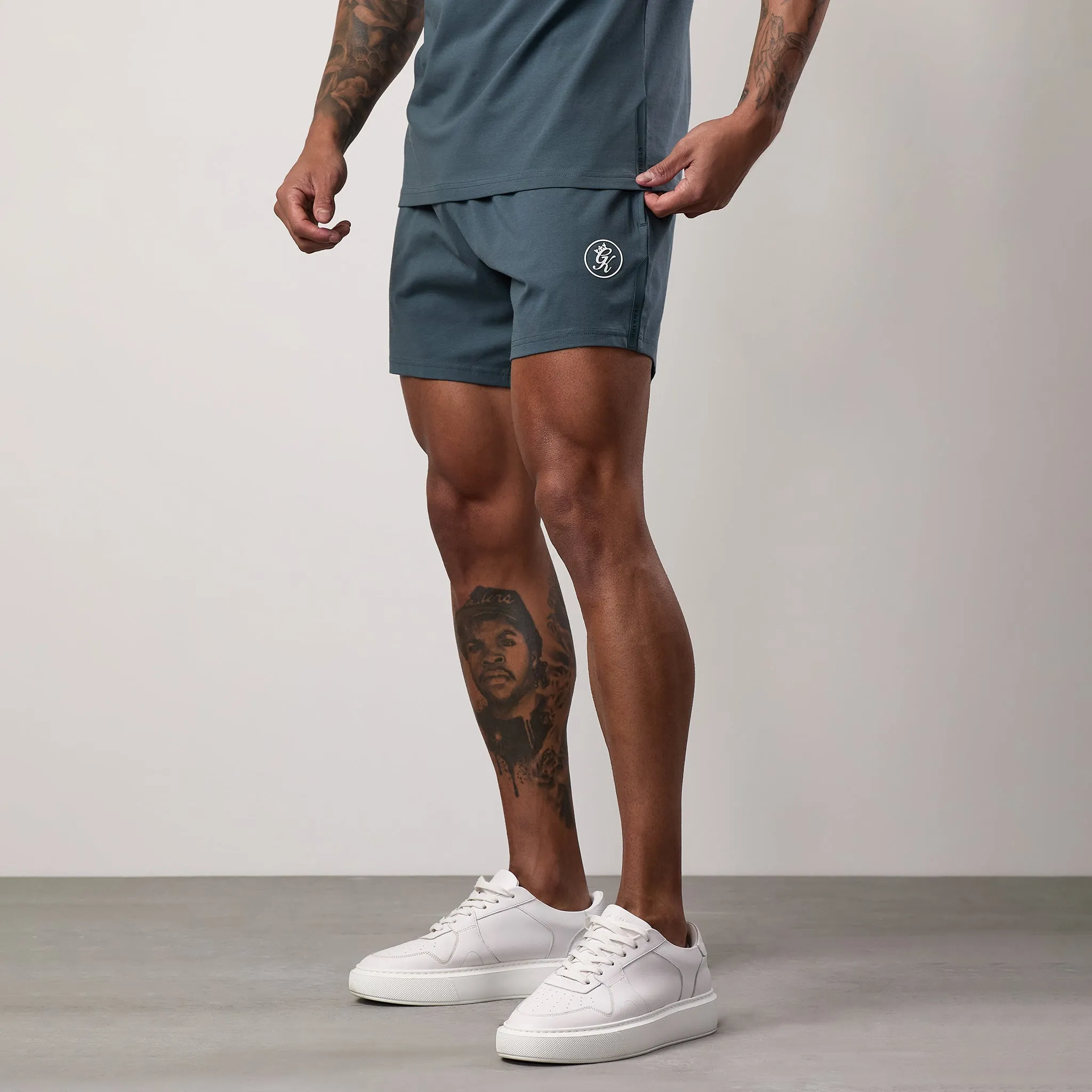 Gym King Pro Jersey Short - Slate Grey sold by The Gym King product image thumbnail 2