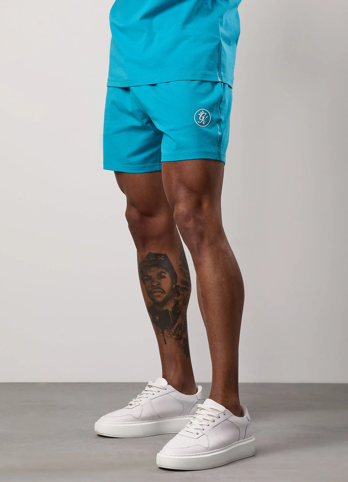 Gym King Pro Jersey Short - Marine Teal sold by The Gym King product image thumbnail 5